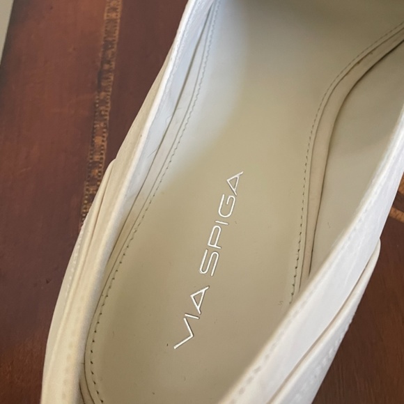 Via Spiga Niko Oxford Flats in Ivory - Picture 8 of 11